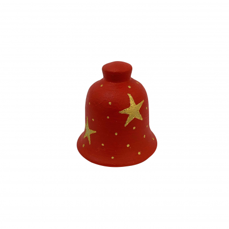 Craciun - figurina-din-ceramica-de-arges-realizata-manual-argcoms-clopotel-5807
