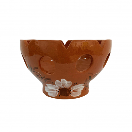 Accesorii masa - fructiera-din-ceramica-de-arges-realizata-manual-argcoms-traforata-pictura-florala-5923-5924