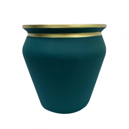 Ceramica decorativa - ghiveci-din-ceramica-de-arges-realizat-manual-argcoms-banda-ø25-cm