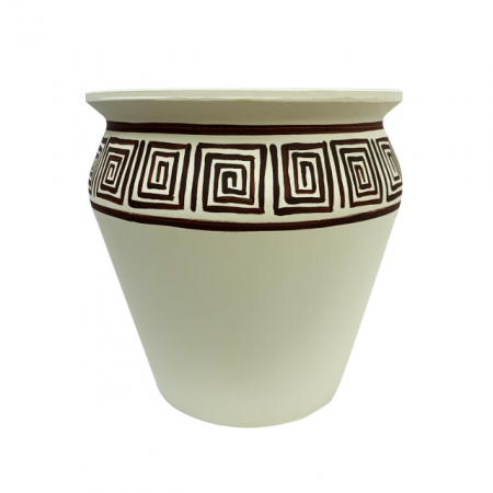 Ø25 - ghiveci-din-ceramica-de-arges-realizat-manual-argcoms-pictura-stil-grecesc-ø25-cm