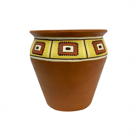 Ceramica decorativa - ghiveci-din-ceramica-de-arges-realizat-manual-argcoms-pictura-tip-boian-b1-ø25-cm-natur-5609