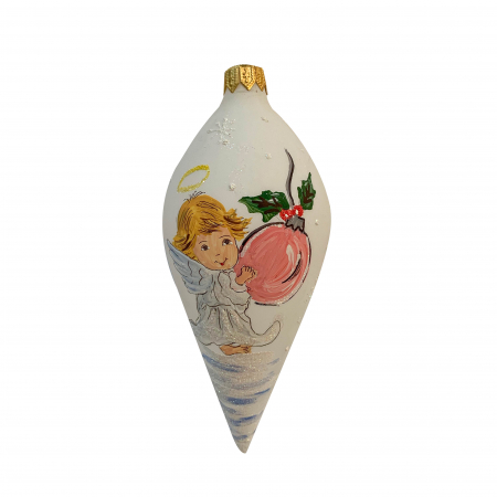 Conice - glob-din-sticla-suflata-si-pictata-manual-argcoms-fabrica-lui-mos-craciun-personalizabil-ingeras-multicolor-fond-alb-conic-6696-6697
