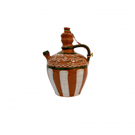 Ulcioare - ulcior-din-ceramica-de-arges-realizat-manual-argcoms-tuica-pictura-traditionala-mic-6113-6116