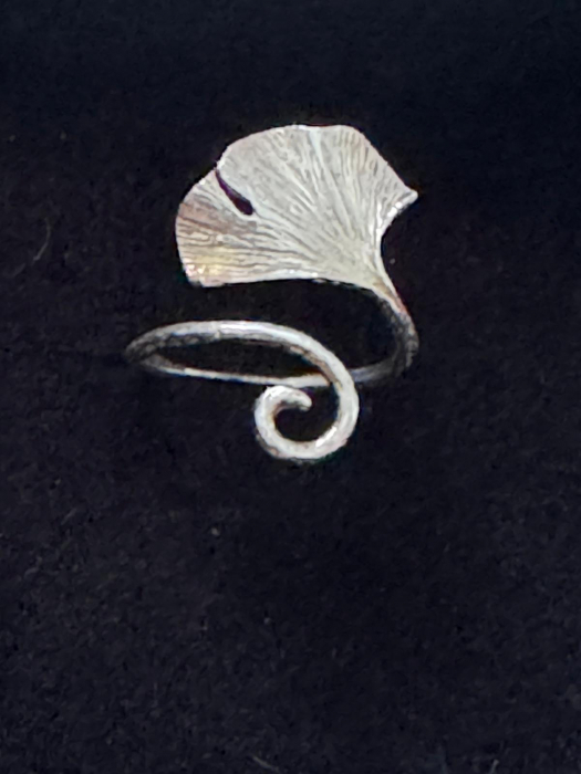 Inel reglabil Floare din argint Sterling 925 [2]