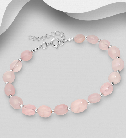 BIJUTERII SI CEASURI - Bratara din argint 925 cu pietre semipretioase