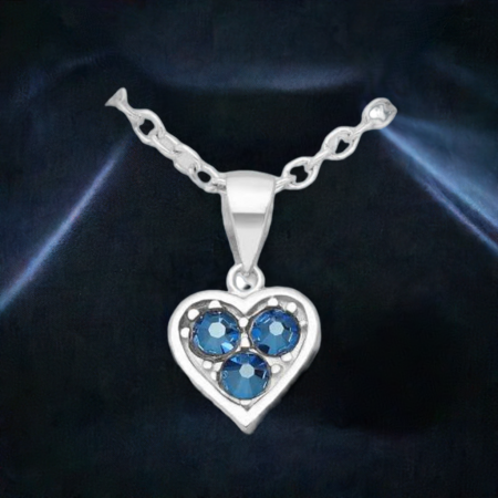 COLIERE ARGINT DAMA - Colier Inima din argint Sterling 925 cu cristale austriece