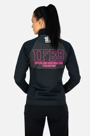 Bluza trening poliester feminin - International Fitness and Body Building Federation [3]