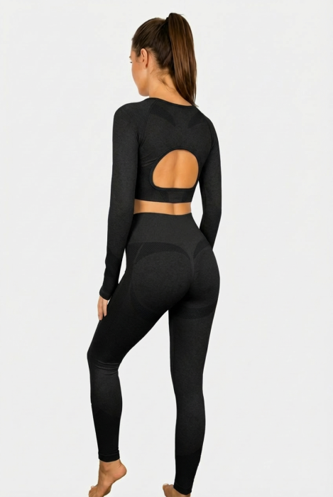 Bustiera FITSKIN Second Skin Jet Black [3]