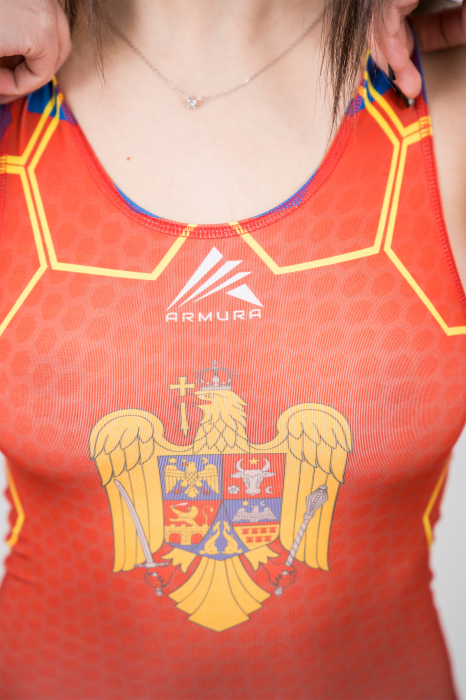 Dres de Lupte ARMURA Honor et Patria Feminin V1 Rosu [2]