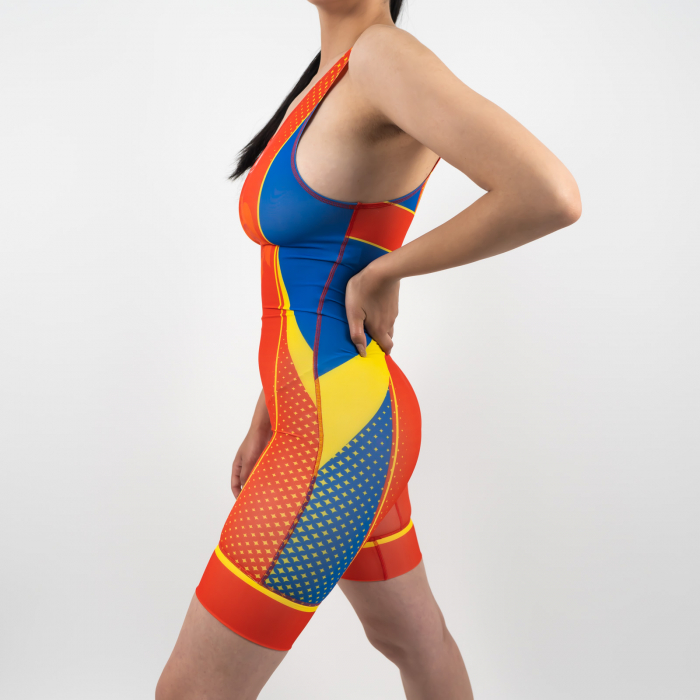 Dres de Lupte ARMURA Honor et Patria Feminin V2 Rosu [2]