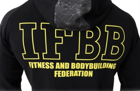 Hanorac bumbac masculin - International Fitness and Body Building Federation [3]