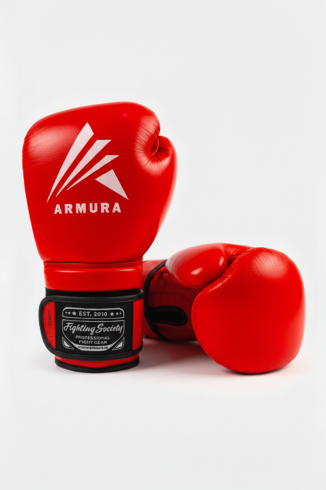 Mănuși de box ARMURA Fanaticus 4.0 Roșii [1]