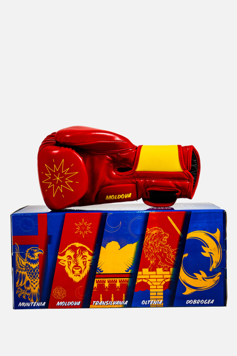 Manusi de Box ARMURA Regio Moldova Rosu/Galben Editie Limitata [4]