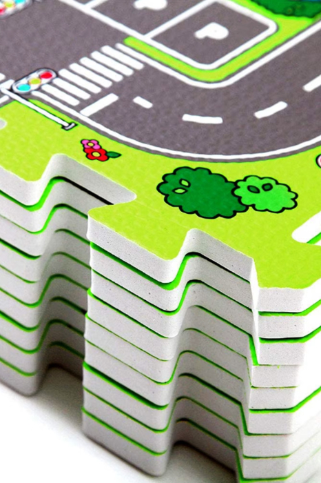 Saltea Tatami cu Tematica Trafic Rutier pentru Copii 1 cm [3]