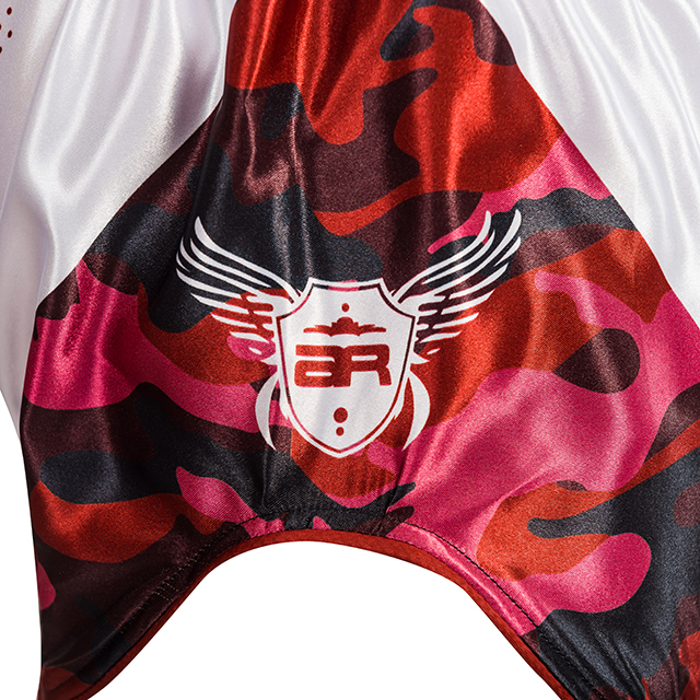 Short  kickboxing ARMURA Urban Camo Rosu [6]
