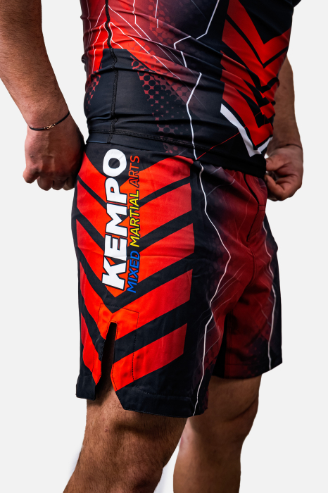 Short MMA ARMURA Kempo 3,0 Rosu Seniori [2]