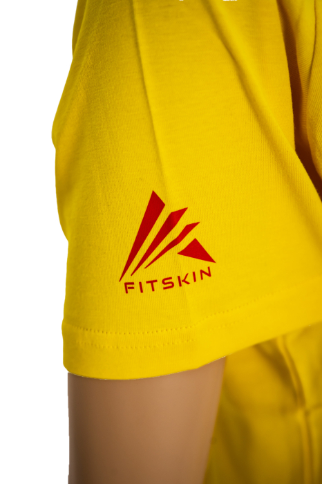 Tricou Bumbac Junioare Oficial FRCF Galben [2]