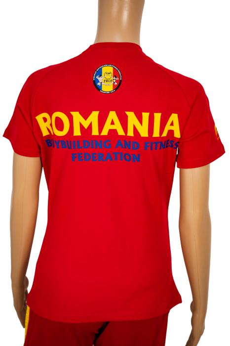 Tricou Bumbac Junioare Oficial FRCF Rosu [4]