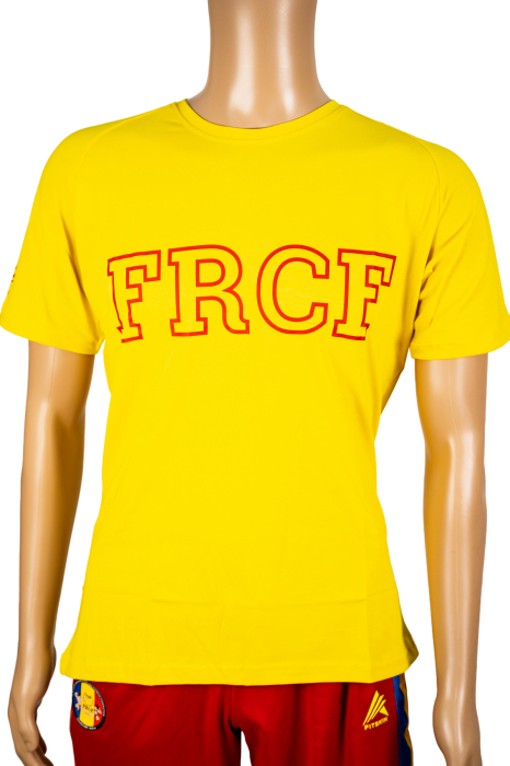 Tricou Bumbac Juniori Oficial FRCF Galben [1]