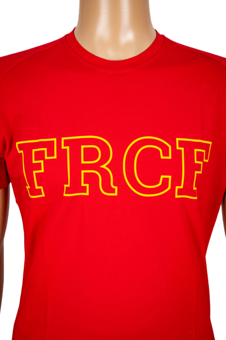 Tricou Bumbac Juniori Oficial FRCF Rosu [2]