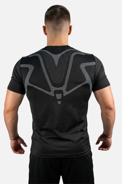 Tricou Compresie FITSKIN Titan Core Sandstone Grey [2]