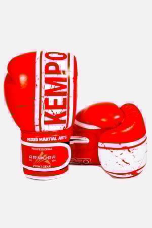 Mănuşi de Box - Manusi ARMURA Kempo Rosu/Alb