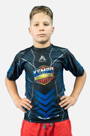 Rashguard - Rashguard ARMURA Kempo 3.0 Albastru Juniori