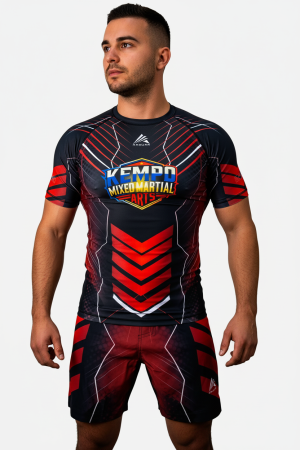 Textile - Rashguard ARMURA Kempo 3.0 Rosu Seniori