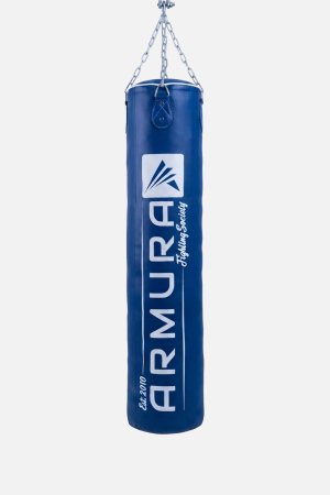 Sac de box ARMURA  Umplut 2.0  150 cm Albastru/Alb