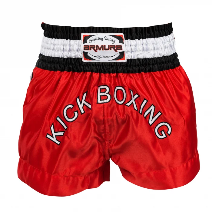 Short kickboxing ARMURA Diamond Rosu [2]
