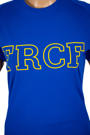 Tricou Bumbac Junioare Oficial FRCF Albastru [2]