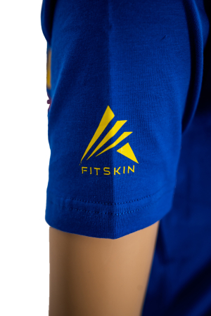 Tricou Bumbac Junioare Oficial FRCF Albastru [3]