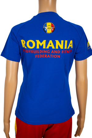 Tricou Bumbac Junioare Oficial FRCF Albastru [1]