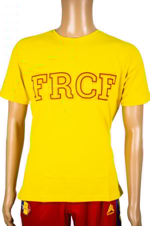Federatia Romana de Culturism si Fitness - Tricou Bumbac Juniori Oficial FRCF Galben