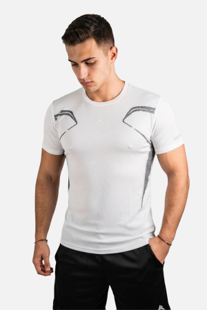 Tricou FITSKIN Velocity Pro Artic White