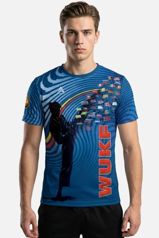 Textile - Tricou Poliester Campionatul Mondial de Karate WUKF 2026