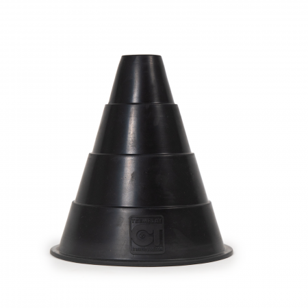 Con (Jalon) extra-flexibil 16cm negru