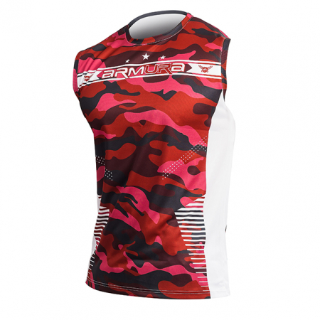Tricouri - Maiou Armura Urban Camo Rosu