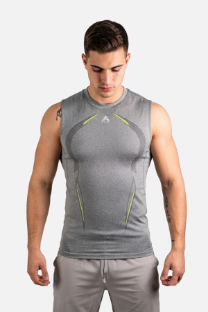 Imbracaminte - Maiou Compresie FITSKIN Aeroflex Core Iron Smoke