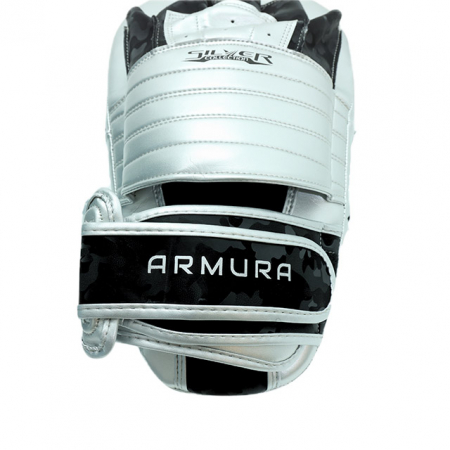 Focus Mitts and Pao Pads - ARMURA SILVER ELONGATED FOCUS MITTS
