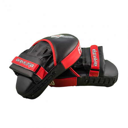 Focus Mitts and Pao Pads - ARMURA FANATICUS BLACK CURVED FOCUS MITTS