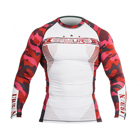 Rashguard-uri / Malete - Rashguard ARMURA Urban Camo Rosu