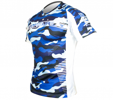 Tricouri - Tricou Armura Urban Camo Albastru