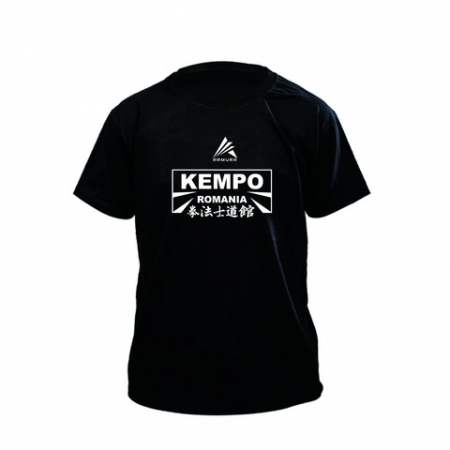 T-shirts - ARMURA Kempo Kids Cotton Black T-Shirt