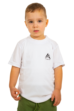 New Products - FITSKIN Poly White T-Shirt