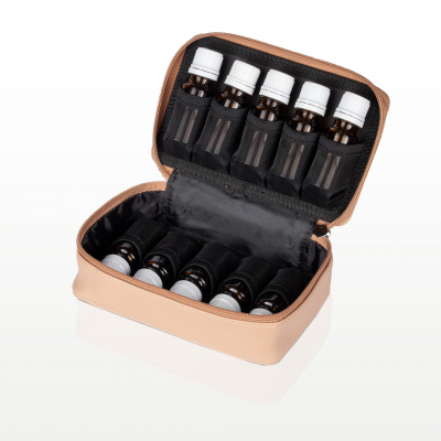 Accessorii - Borseta de piele Chic, 10 sticlute