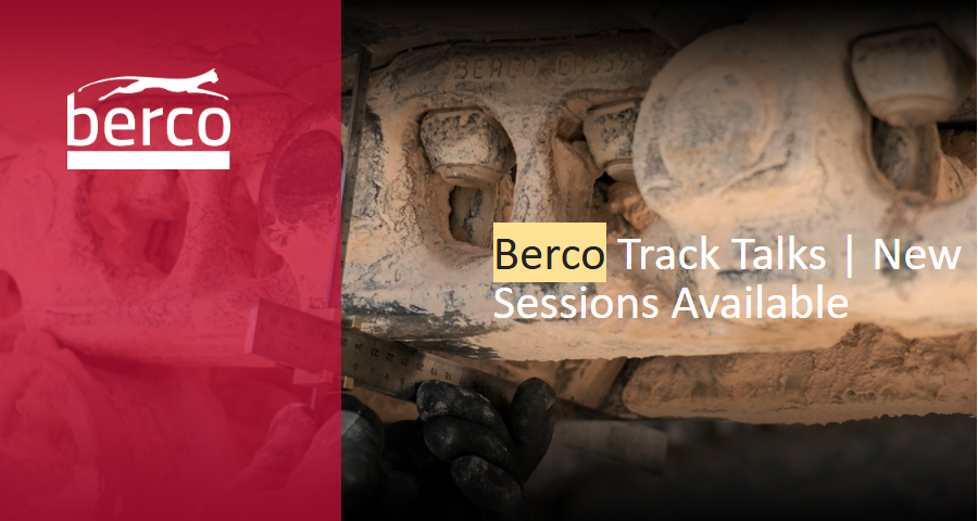 Berco Track Talks: O serie de webinarii dedicate dealerilor Berco