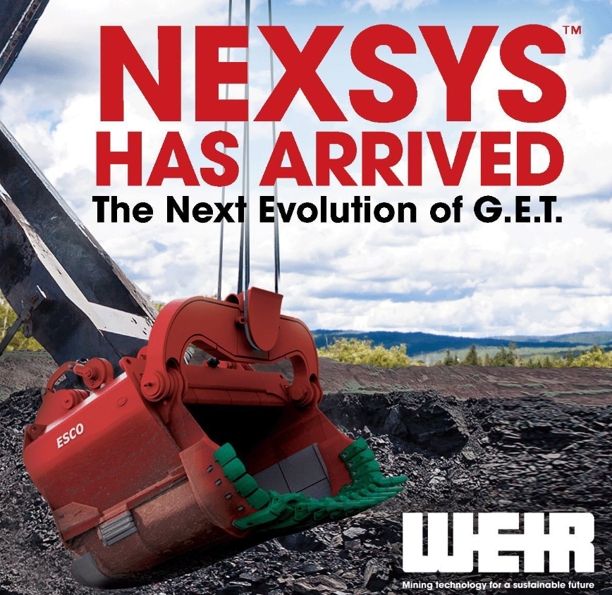 Noul sistem de dinti ESCO Nexsys™