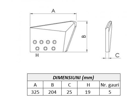 Coltar buldozer 14Y7111330-ITR [2]