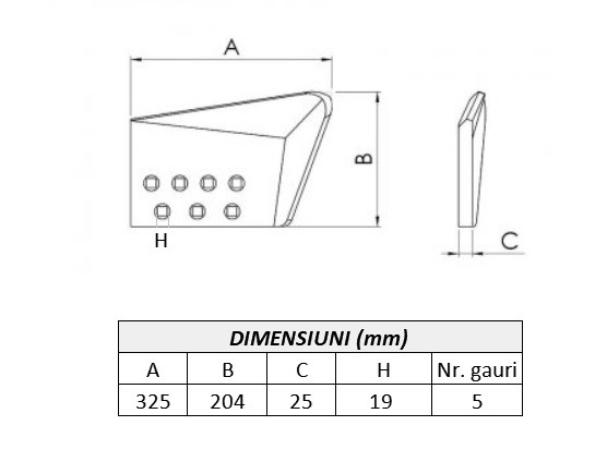 Coltar buldozer 14Y7111340-ITR [2]